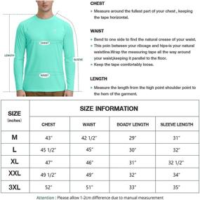 img 3 attached to Men's UPF 50+ Long Sleeve Sun Shirts: Ultimate UV Protection & Lightweight Comfort for Hiking, Fishing, and Swimming