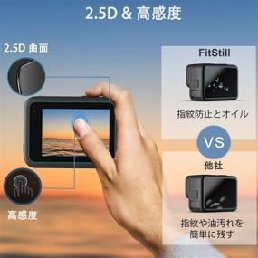 img 3 attached to [8 PCS] FitStill GoPro Hero 10 / Hero 9 Black Screen Protector Kit 📷 - Ultra Clear Tempered Glass Back, Lens, and Front Protectors + Lens Cover - 2 Packs