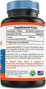 img 2 attached to 💊 Пищевые добавки L-лизина 1000 мг - Nova Nutritions 180 таблеток: преимущества, дозировка, отзывы