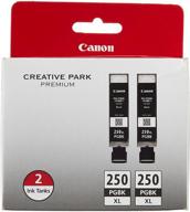 🖨️ canon pgi-250xl black twin pack compatible with mg6320, ip7220 & mg5420, mx922, mg7120, mg6420, mg5520, mg7520, mg6620, mg5620 logo