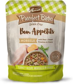 img 4 attached to Merrick Purrfect Bistro Bon Appetits Grain-Free Adult Wet Cat Food, 3 oz. (Pack of 24) - Nutritious and Convenient Feline Delight!