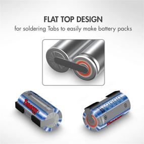 img 1 attached to 🔋 Tenergy SubC 1.2V 3000mAh NiMH Rechargeable Batteries, 15 Pack with Tabs