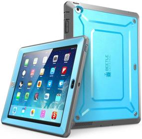 img 4 attached to 🦄 SUPCASE Unicorn Beetle Pro iPad Case - Full-Body Rugged Hybrid Protection