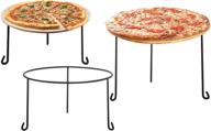 🍕 metal round pizza riser by mygift logo