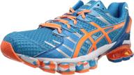 asics gel kinsei island orange: the perfect running shoe logo