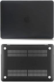 img 2 attached to 💻 2021 2020 MacBook Pro M1 A2338 A2251 A2289 A2159 A1989 A1706 Hard Case Pack - Black