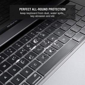 img 1 attached to 💻 2021 2020 MacBook Pro M1 A2338 A2251 A2289 A2159 A1989 A1706 Hard Case Pack - Black