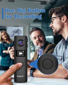 img 2 attached to BOBLOV C19 64GB WiFi Small Body Camera - Full HD Mini Camera with OLED Screen, 4 Hours Recording Time - Ideal for Teaching, Lectures, and Travel - Includes 64GB Card