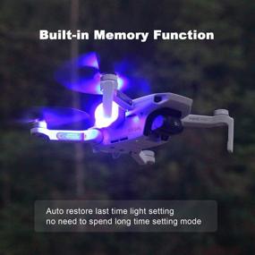 img 1 attached to 🚁 LUCORB Drone Strobe Lights - FAA Anti-Collision Lights for Night Flight - 360° Visibility with Memory Function & Battery Indicators - Compatible with DJI Mini, Mavic Air 2, Mavic 2 Pro, Phantom, Mavic 2 Zoom