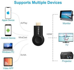 img 2 attached to 📶 VAlinks WiFi Display Dongle: Wireless HDMI Adapter for TV, Projector, Monitor | 1080P TV Receiver | Miracast, DLAN, Airplay | Compatible with iOS/Android/Mac/Windows