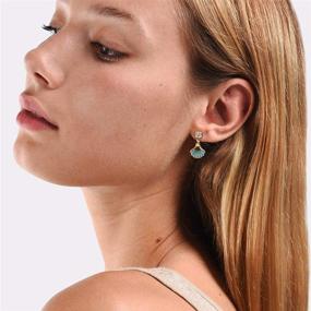 img 1 attached to UHIBROS Cute Hypoallergenic Stainless Steel Stud Earrings Set for Girls - Adorable Jewelry Collection