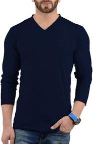 img 1 attached to Mens Long Sleeve Tshirts Pullover Men's Clothing for Shirts