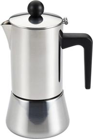 img 4 attached to ☕ Stainless Steel Stovetop Espresso Maker by BonJour Coffee - 9-Ounce Capacity