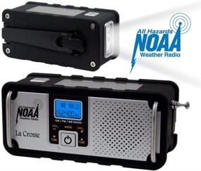 img 2 attached to 📻 Радио La Crosse Technology 810-106 NOAA/AM/FM c функцией оповещения о серьезных погодных условиях и солнечным источником питания: Будьте в курсе и готовы.
