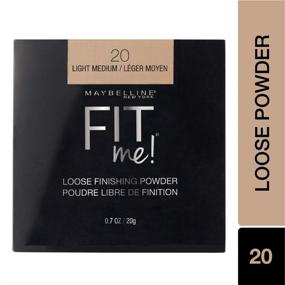 img 3 attached to Maybelline Fit Me Loose Powder - Light Medium (0.7 oz) - Finishing Makeup for a Flawless Look