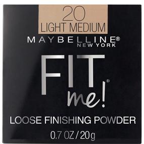 img 4 attached to Maybelline Fit Me Loose Powder - Light Medium (0.7 oz) - Finishing Makeup for a Flawless Look