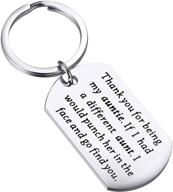 🙏 expressing gratitude to my auntie - bekech new aunt keychain: perfect jewelry gift for mother's day logo