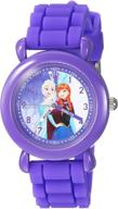 disney frozen quartz plastic silicone girls' watches and wrist watches logo