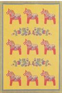 ekelund towel dala horse kurbits logo