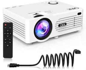 img 4 attached to Upgraded Version: 4500 Lumens Mini Projector - LED Portable Video Projector with 170'' Display, 1080P Support - Compatible with TV Stick, PS4, HDMI, VGA, TF, AV, USB