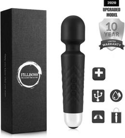 img 2 attached to 🎁 Ultimate Personal Mini Wand Massager: Powerful, Cordless, Waterproof with 30 Magic Vibration Modes – Compact, USB Rechargeable – Ideal Gift in a Stylish Box