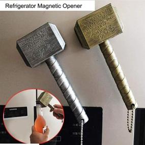 img 1 attached to 🔨 Magnetic Thor Hammer Bottle Opener: The Perfect Gift for Men, Husband, Dad, Boyfriend - AMJUDOT