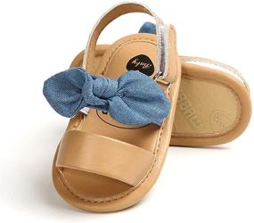 img 2 attached to Sandals Bowkont Princess Toddler Slippers