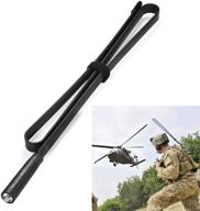 📻 bingfu dual band vhf uhf 136-520mhz 42.5 inch foldable cs tactical sma female ham radio antenna: compatible with kenwood, wouxun, baofeng and more logo