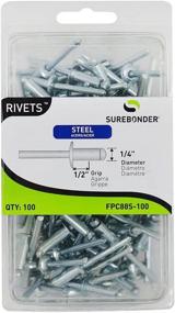 img 1 attached to Surebonder FPC88S 100: High-Quality 4 Inch Steel Rivets for Secure Fastening