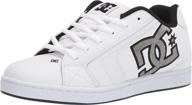 👟 black men's dc casual skate shoes for men логотип