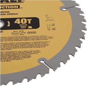 img 1 attached to DEWALT 10-Inch Miter/Table Saw Blade | ATB, Thin 🔪 Kerf, 5/8-Inch Arbor, 40-Tooth (DW3114) – Top-rated Tools & Accessories