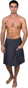 img 1 attached to TowelSelections Stellar Terry Towel for Men's Sleep & Lounge Clothing