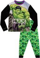 the incredible hulk pajamas for boys: marvel's best sleepwear logo