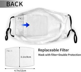 img 3 attached to Washable Reusable Filter Mouth Windproof Outdoor Recreation