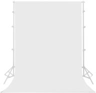 📸 lidlife 6 x 9 ft white screen backdrop: perfect polyester fabric photo background for studio photography and video shooting (stand not included) logo