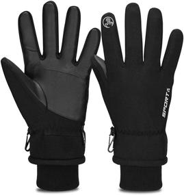 img 4 attached to 🧤 Cevapro Winter Touchscreen Thermal Running Gloves: Stay Warm and Connected during Cold Runs