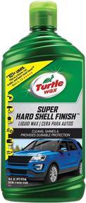 img 3 attached to 🐢 Жидкий автомобильный воск Turtle Wax T-123R Super Hard Shell - 16 унций: Непревзойденный блеск и защита!