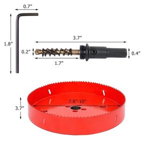 img 2 attached to Bi Metal Drilling Plastic Plywood Ceiling