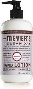 img 3 attached to Mrs. Meyer's Clean Day Hand Lotion: Non-Greasy Moisturizer with Essential Oils for Dry Hands, Lavender Scent - Cruelty Free Formula, 12 oz