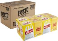 glad tall handle tie kitchen trash logo