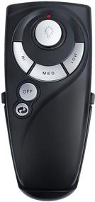 img 4 attached to 🔧 Replacement Hampton Bay UC7083T Ceiling Fan Remote Control with Reverse Button, 3-Speed Control, Wall Mount Only