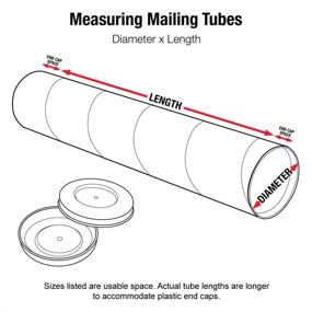 img 3 attached to 📦 Aviditi P3024W Mailing Tubes White: Your Reliable Packaging Solution