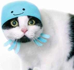 img 2 attached to 🐱 Kitan Club Cat Cap: Discover 1 Cute Style in Pet Hat Blind Box - Soft and Comfortable, Authentic Japanese Kawaii Design - Premium Quality, Animal-Safe Materials - Get an Aquarium Style!