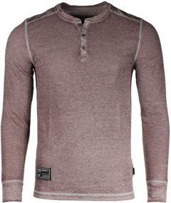 img 4 attached to ZIMEGO Sleeve Thermal Button Henley: Stylish and Comfortable Men's Clothing for Shirts