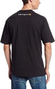 img 2 attached to 👕 Carhartt Signature Sleeve T-Shirt Heather: Premium Men's Clothing for Shirts