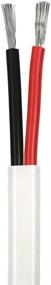 img 3 attached to ⛵ High-Quality 6/2 AWG Duplex Round DC Marine Wire - American-Made Tinned Copper Boat Cable, White PVC Jacket, Red/Yellow Conductor