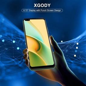 img 3 attached to 📱 Xgody Mate40 Smartphone Unlocked: Affordable 6.72” HD Perforated Screen Android 8.1 Cellphone with Dual Sim, Face ID, and Dual 5MP Beauty Cameras - Green, 6.72