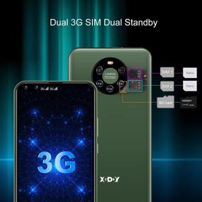 img 1 attached to 📱 Xgody Mate40 Smartphone Unlocked: Affordable 6.72” HD Perforated Screen Android 8.1 Cellphone with Dual Sim, Face ID, and Dual 5MP Beauty Cameras - Green, 6.72