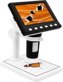 img 4 attached to 🔬 High-resolution Digital Microscope with LED Screen Display - Perfect for Phone Repair, Soldering, Jewelry Appraisal & Biologic Study