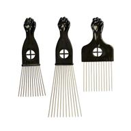 combs metal picks hairdressing styling logo